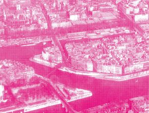 <em>Paris des vi(ll)es</em> - Vue aérienne de Paris, circa 1960 © Photo issue du fonds d’archives de la Cité internationale des arts