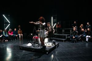 Mélissa Guex et Clément Grin, <em>DOWN (single version)</em> © Valentin Duciel / CCS On tour à Orleans 2025