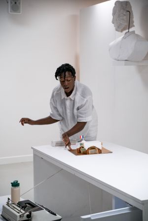 Davide-Christelle Sanvee, The not so white cube © Valentin Duciel / Centre culturel suisse. On tour à Metz 2024