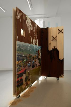 Monika Emmanuelle Kazi, terrain meuble, 2026. Photo Tristan Savoy / Centre culturel suisse. Paris
